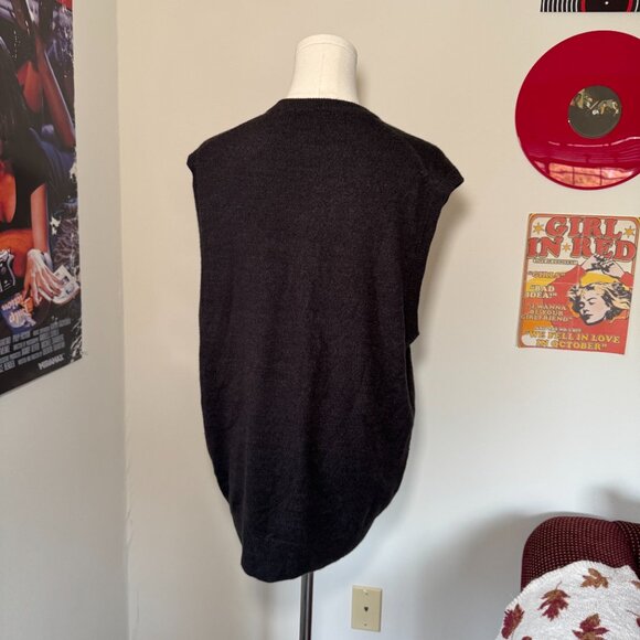 Dockers Dark Grey Patterned Sweater Vest - Picture 4 of 10
